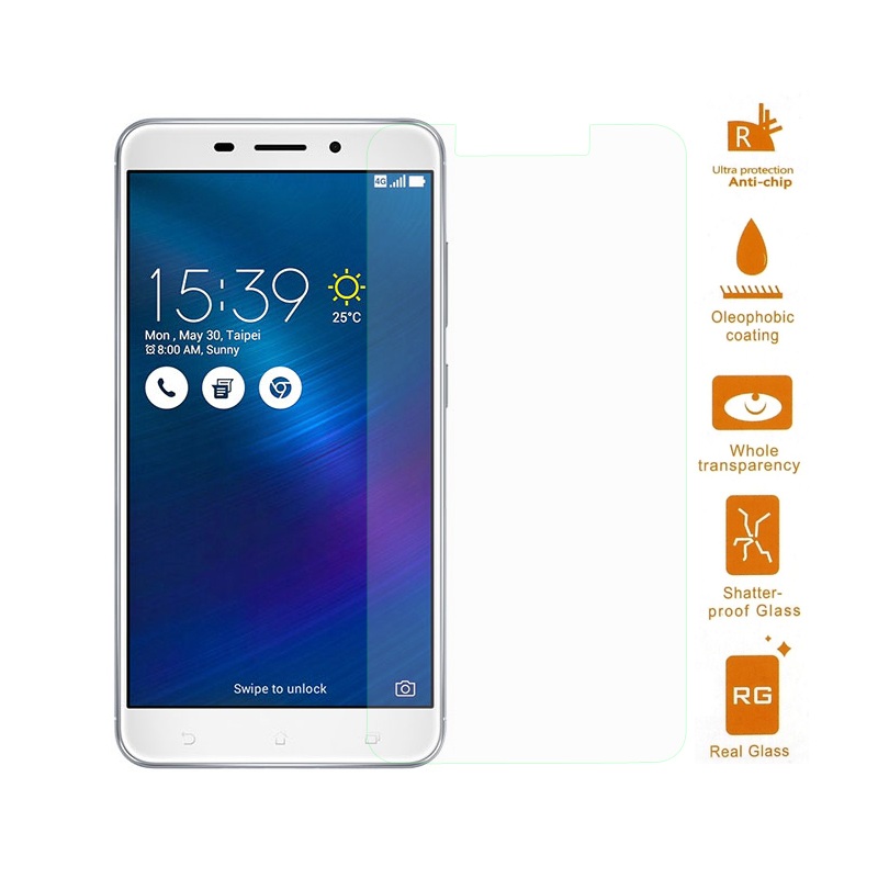 ฟิล์มกระจก Asus Zenfone 3 Laser ZC551KL Arc Edge หนา 0.3 mm