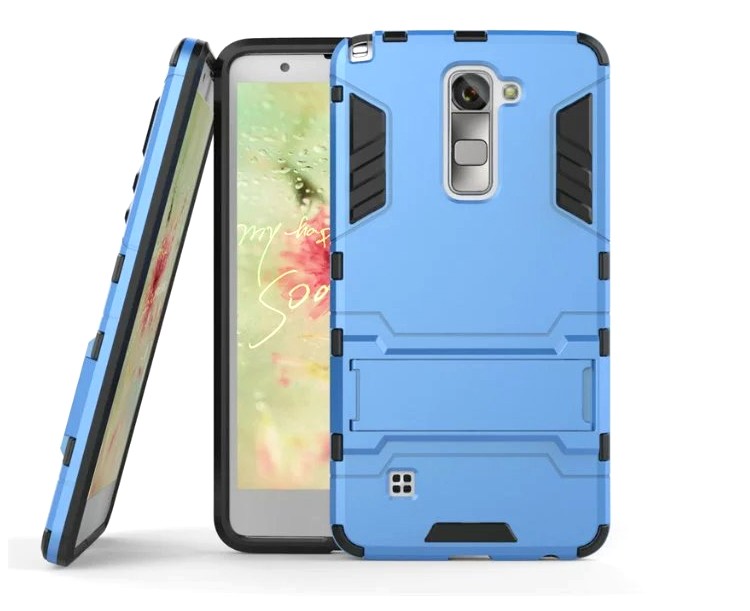 Case LG Stylus 2 เคสฝาหลังไฮบริดแบบ solid PC + TPU พร้อม Kickstand
