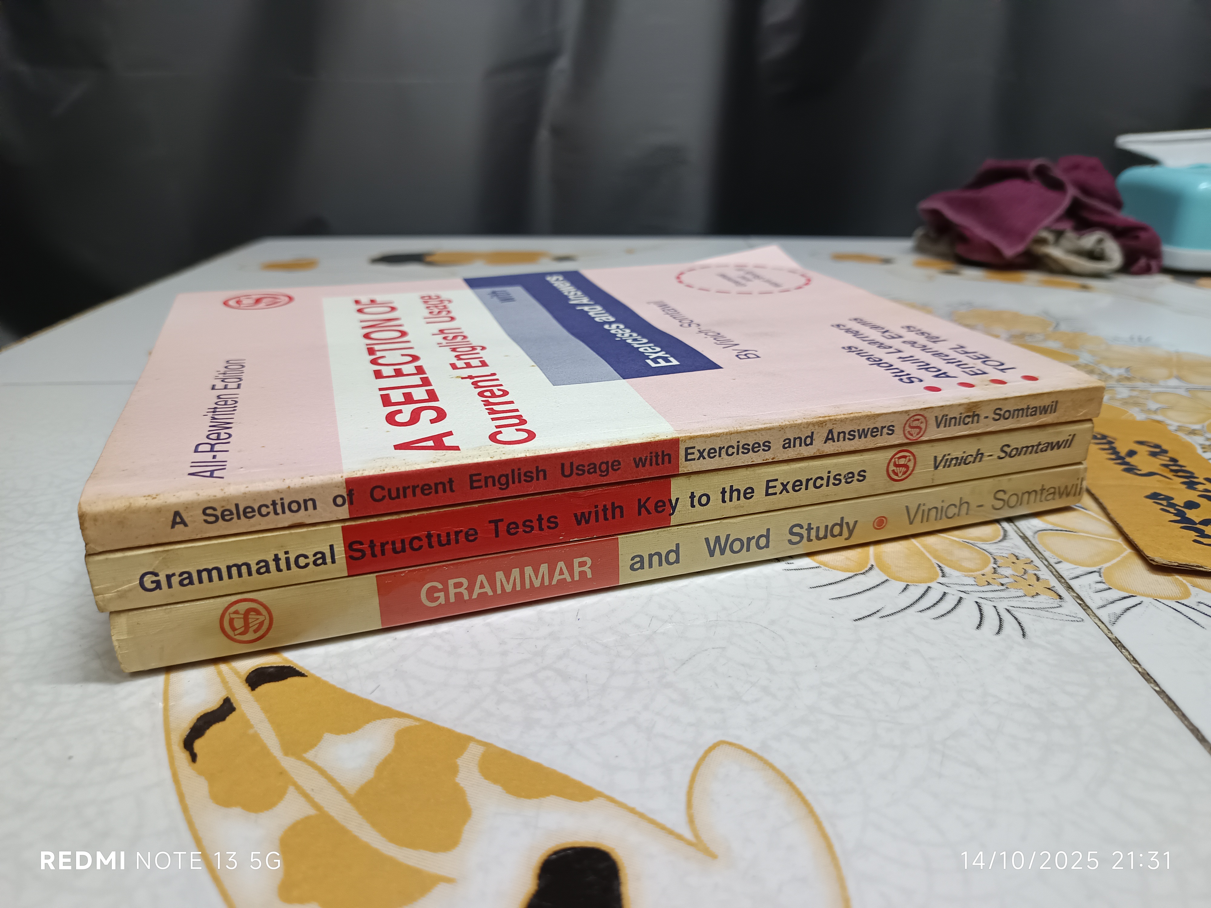 (ขายรวม 3 เล่ม) GRAMMAR and Word Study (เล่ม 1-3 ) by Vinich-Somtawil **สินค้าหมด**