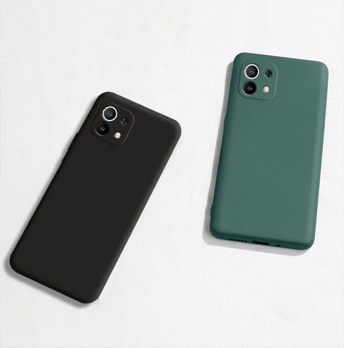 เคส Xiaomi Mi 11 #เคสฝาหลังซิลิโคนนิ่ม Liquid Silicone Back Case