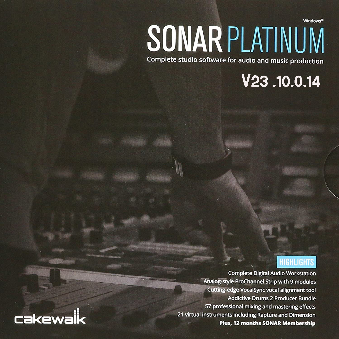 SONAR Platinum v23.10.0.14 ( 1 CD )