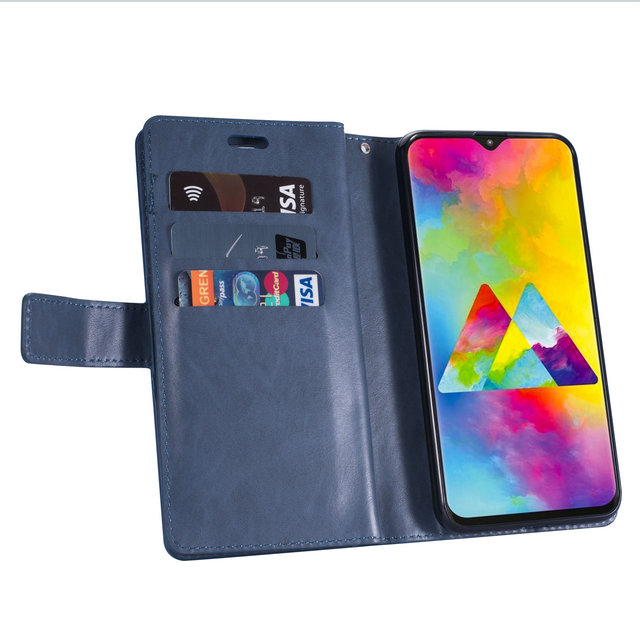 ้เคส Samsung Galaxy A50 / A50s / A30s #เคสฝาพับแบบกระเป๋าสตางค์ช่องใส่บัตรหลายช่อง Multi-slot Wallet Zippered Leather พร้อมสายคล้อง