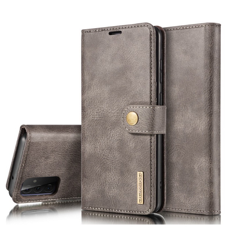 Case Samsung Galaxy A72 / A72 5G #เคสฝาพับสไตล์กระเป๋าสตางค์แบบแยกส่วน DG.MING Detachable 2-in-1 Wallet Split Leather