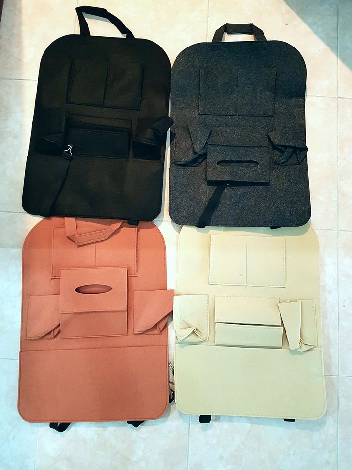 ที่ใส่ของเบาะหลัง ผ้ากำมะหยี่