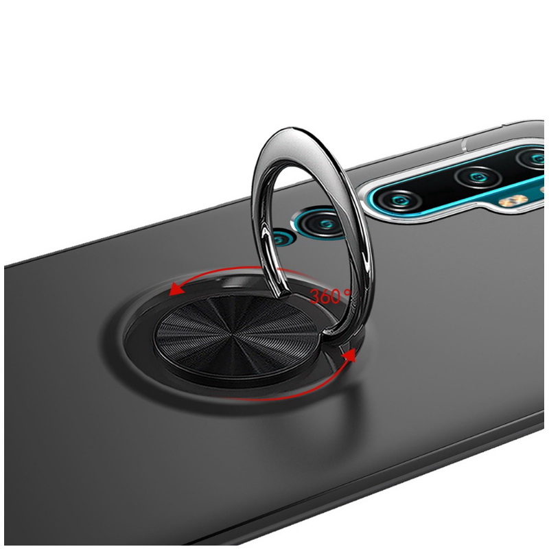 Case Xiaomi Mi Note 10 Pro #เคสฝาหลัง TPU นิ่มมีแหวนสวมนิ้ว Finger Ring Kickstand