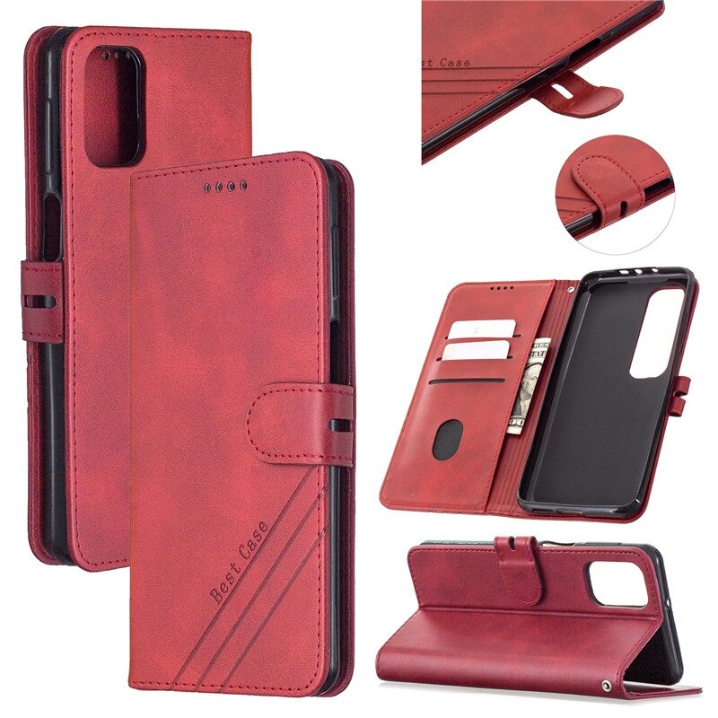 Case Samsung Galaxy A72 / A72 5G #เคสฝาพับสไตล์กระเป๋าสตางค์หนัง PU มีสายคล้องมือ