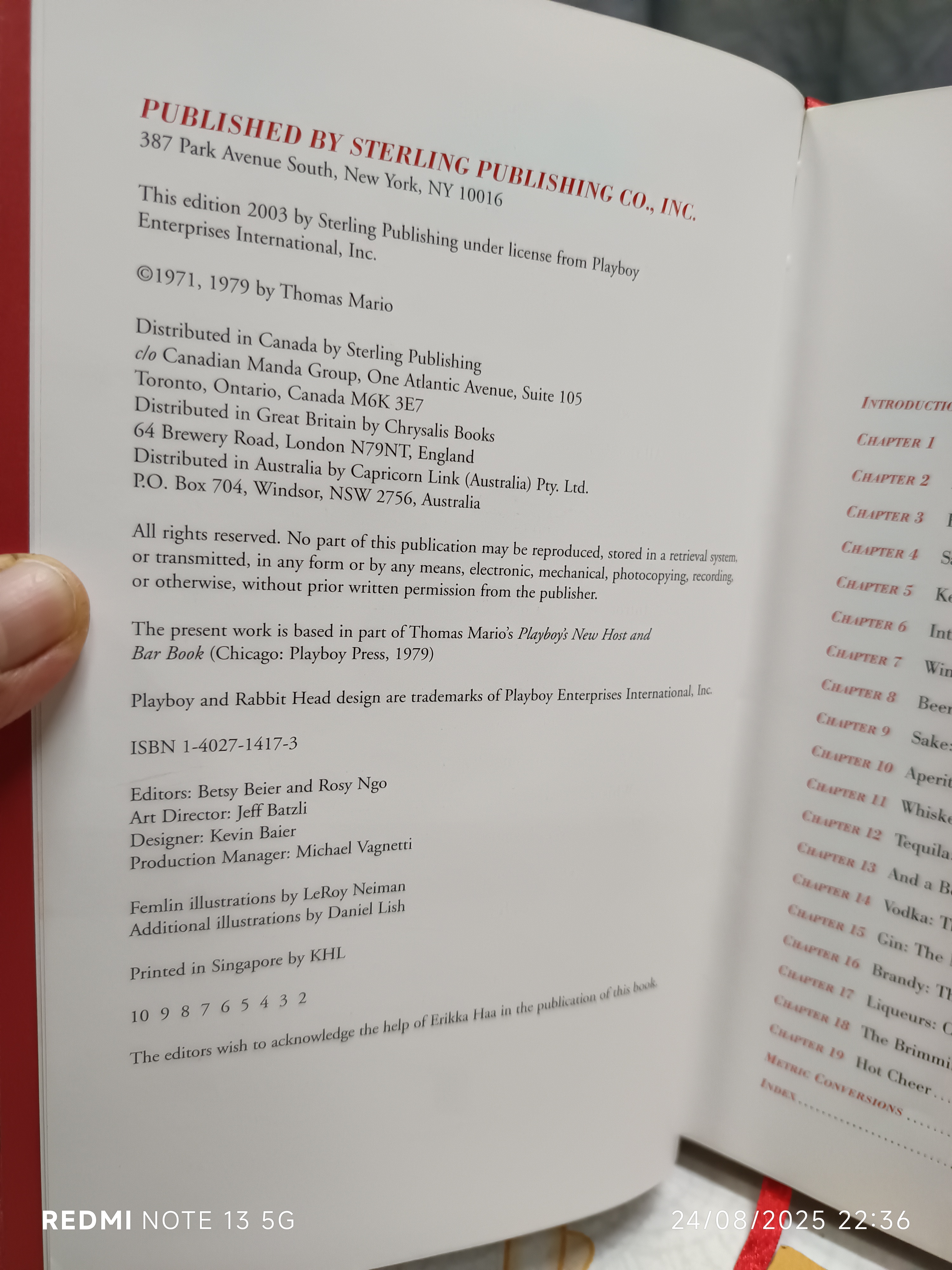 PLAYBOY BARTENDER'S GUIDE (DELUXE EDITION) by Thomas Mario