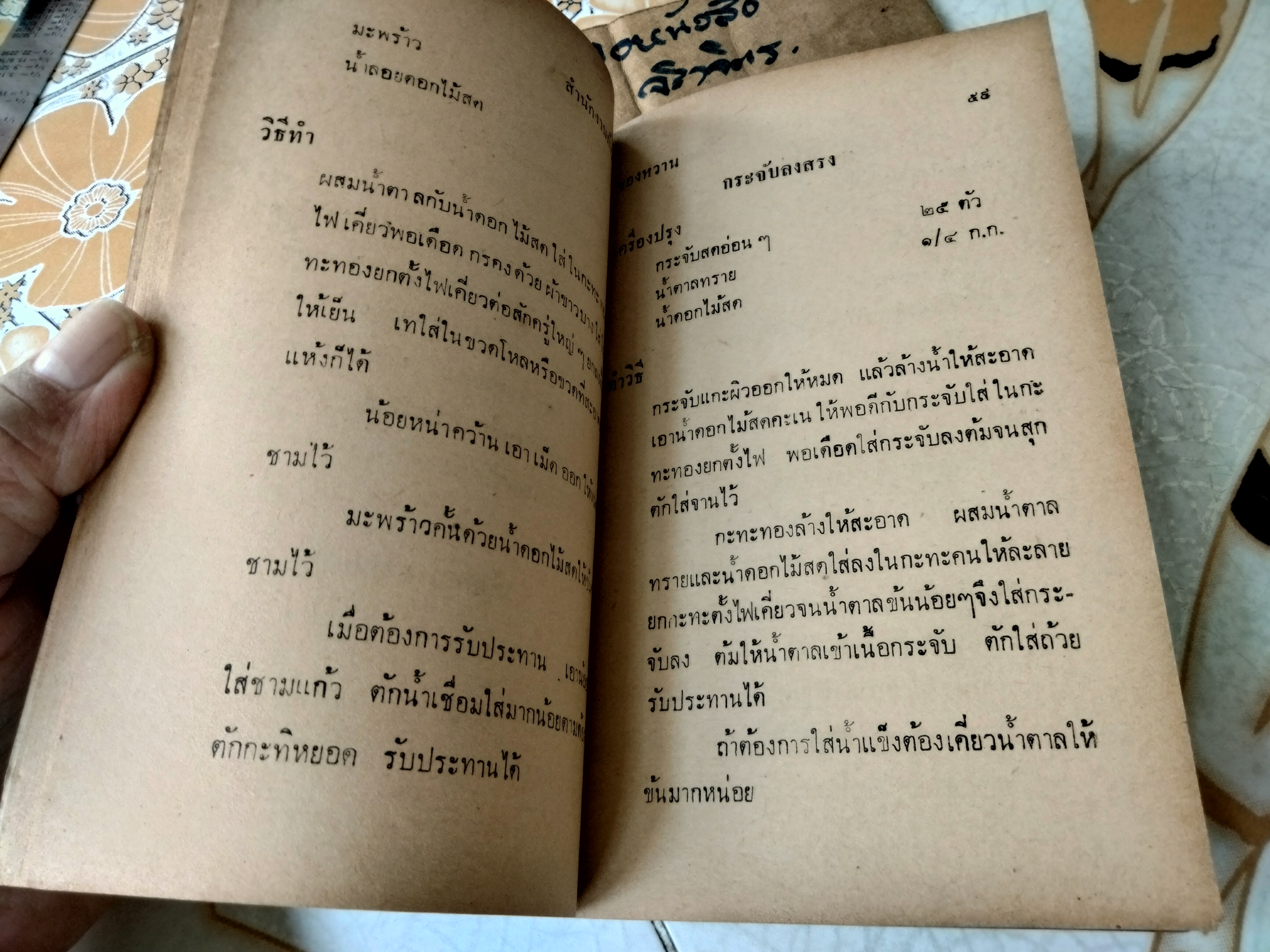 อาหารประเภทของหวาน รวบรวมโดย ประเสริฐ ประภาตะนันทน์ , รัศมี มายา พิมพ์ครั้งที่ 1/2511 สำนักงานก้าวนำ **สินค้าหมด**