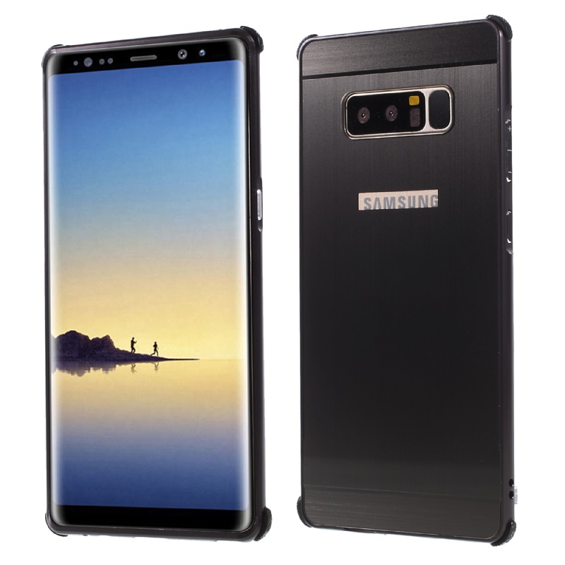 Case Samsung Galaxy Note 8 #เคสขอบอะลูมิเนียมผสมฝาหลัง Slide-on #เคสคุณภาพดีราคาถูก