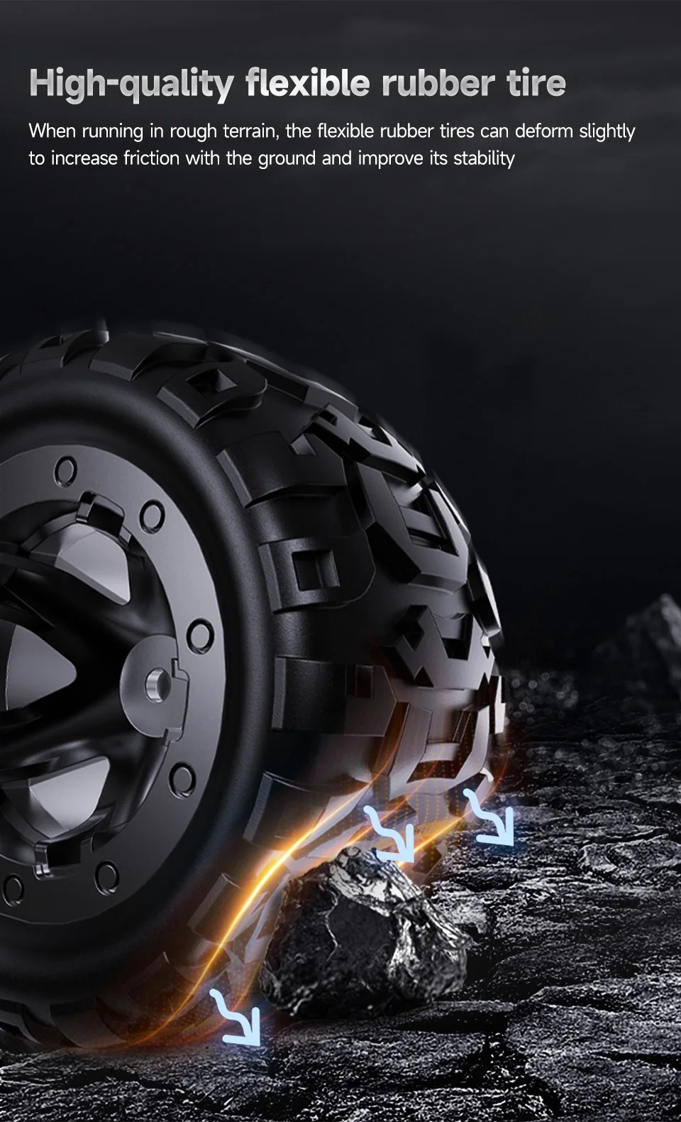 Waveshare Flexible and Expandable 6x4 Offroad, with Optional Rails and ESP32 Slave Computer, 6 Wheel 4WD Mobile Robot