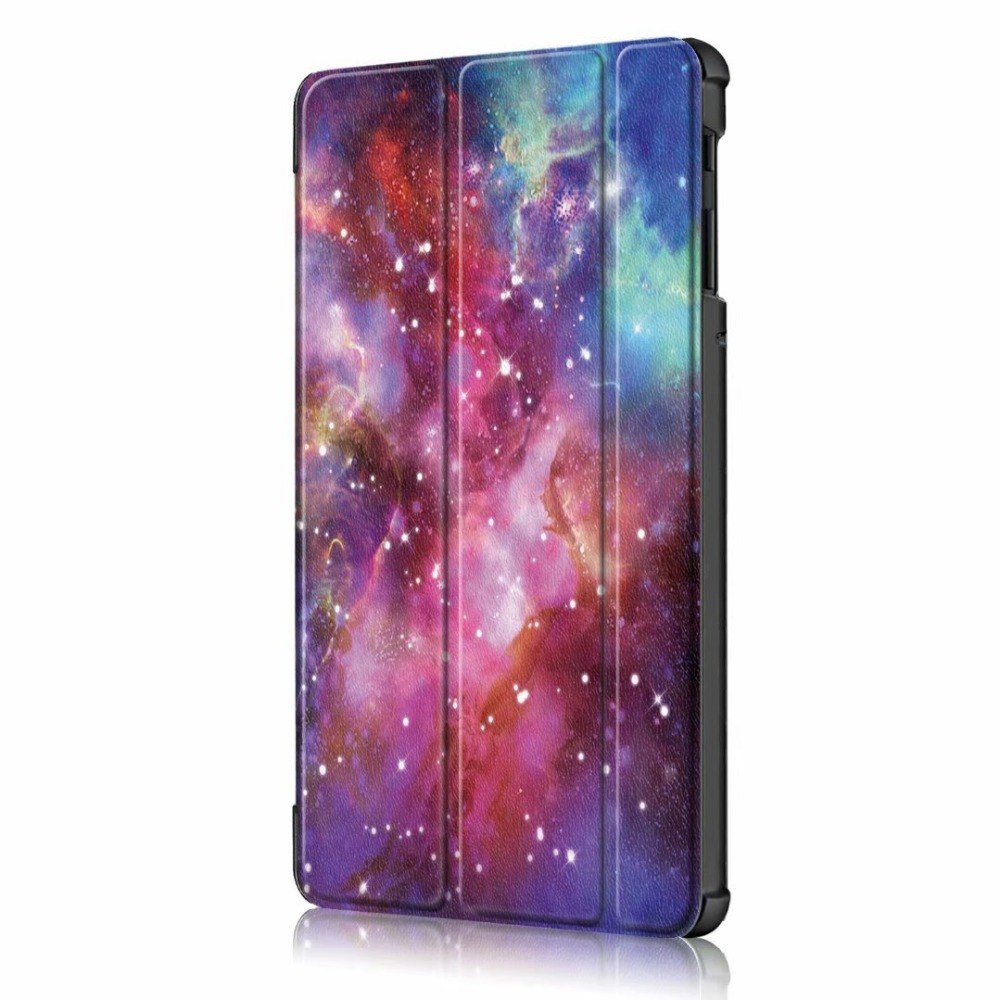 Case Samsung Galaxy Tab S4 10.5 นิ้ว (SM-T380 / T835 / T837) #เคสฝาพับหนัง PU พิมพ์ลาย Pattern Printing Tri-fold
