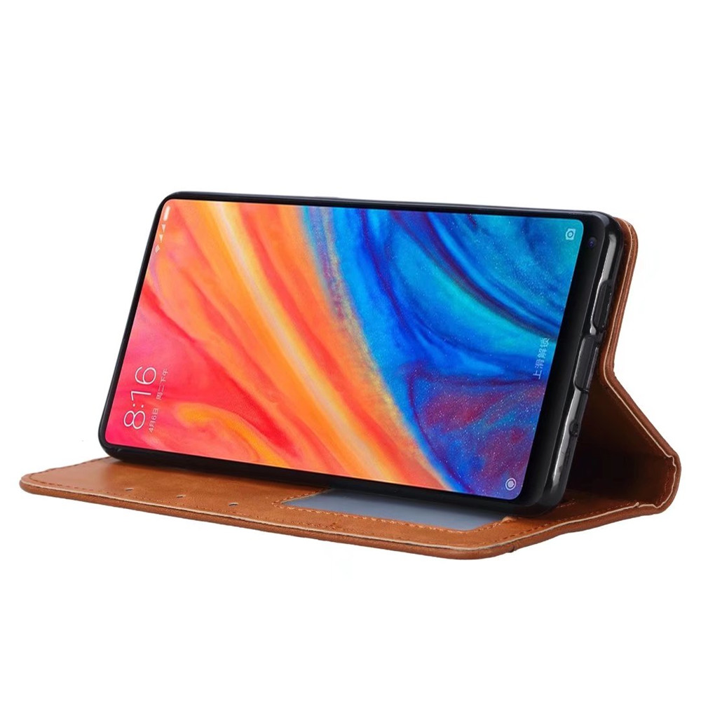 เคส Xiaomi Mi Mix 2s #เคสฝาพับแบบกระเป๋าสตางค์หนัง PU มีช่องเสียบบัตรคุณภาพดี