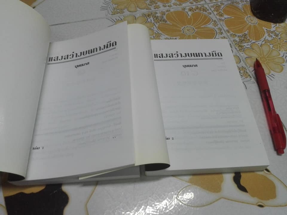 แสงสว่างบนทางมืด (นวนิยาย 2 เล่มจบ) โดย บุษยมาส **สินค้าหมด**