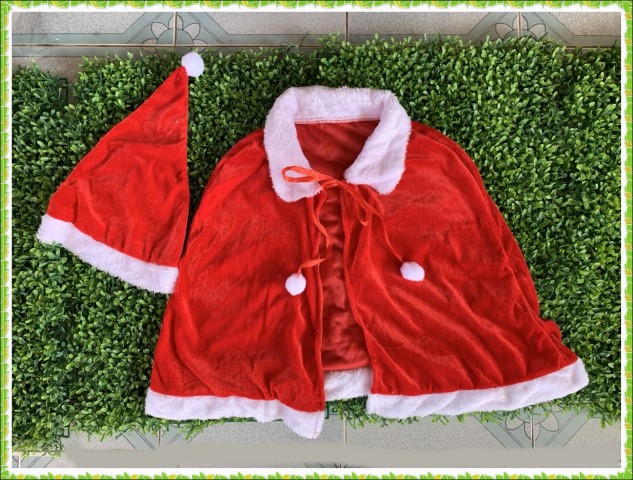 แซนต้าแซนตี้ set หมวกกับผ้าคลุมไหล่