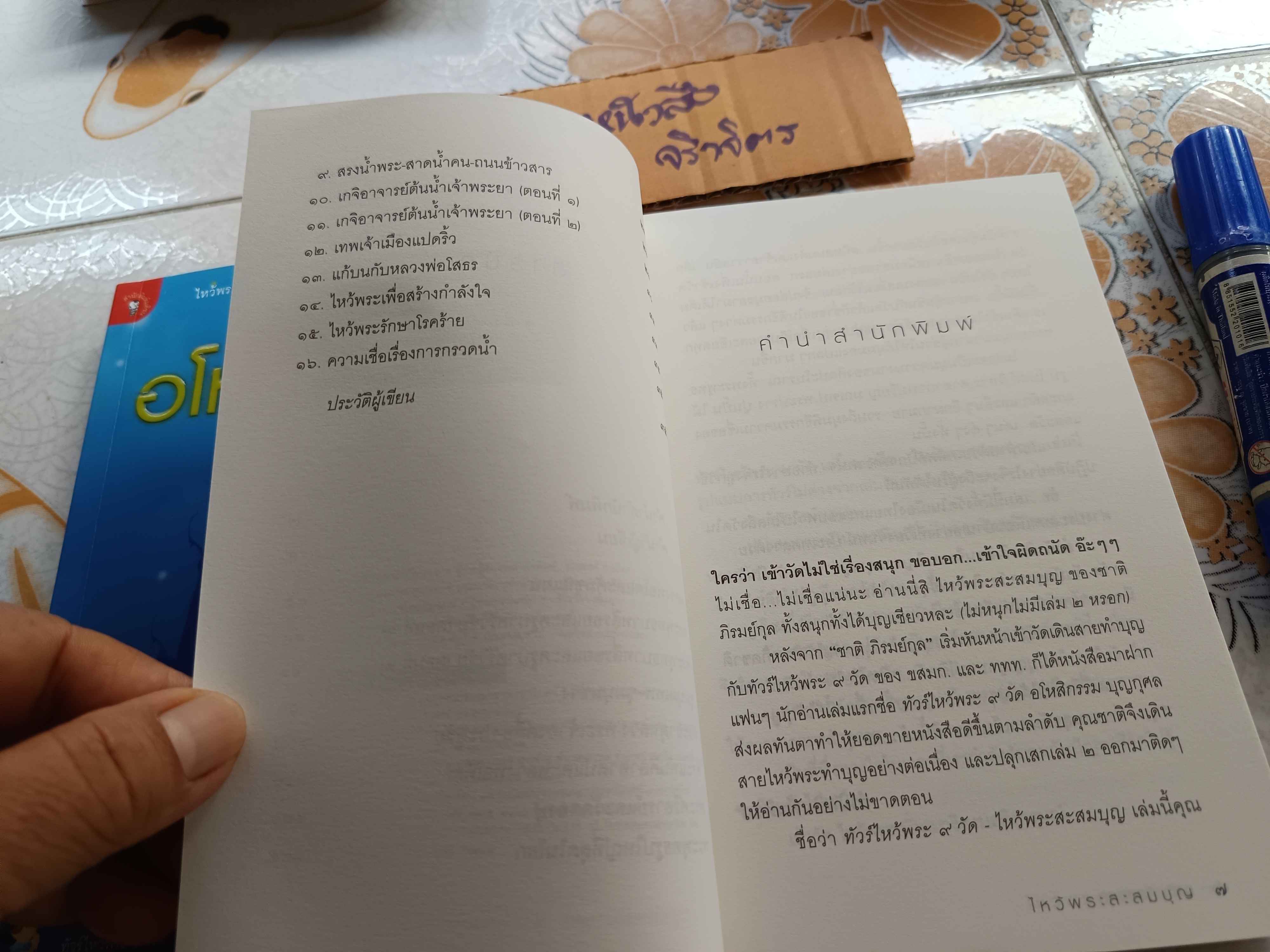 ทัวร์ไหว้พระ 9 วัด (เล่ม 1+2) อโหสิกรรม + ไหว้พระสะสมบุญ ...ความสุขง่าย ๆ ทำได้ทุกวัน โดย ชาติ ภิรมย์กุล