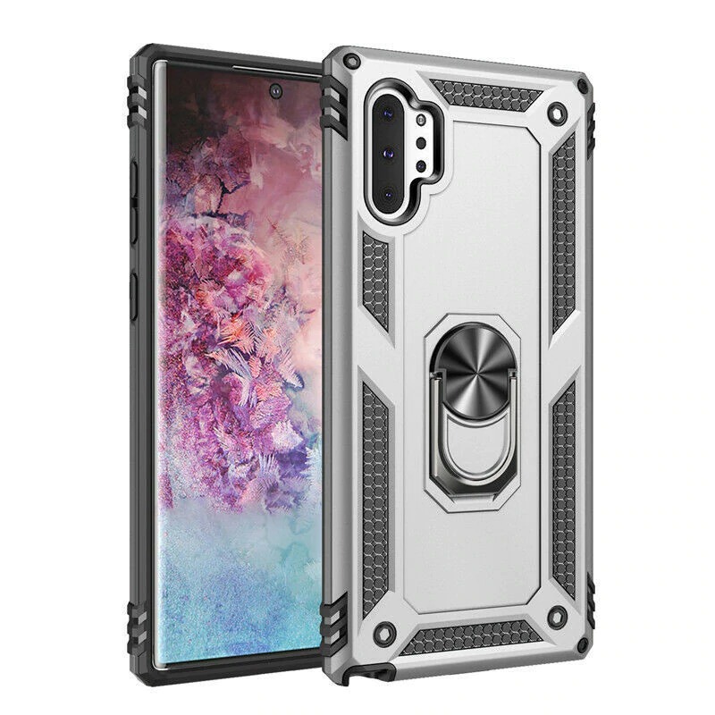Case Samsung Galaxy Note 10+ #เคสฝาหลัง Hybrid TPU+PC มีแหวนสวมนิ้ว