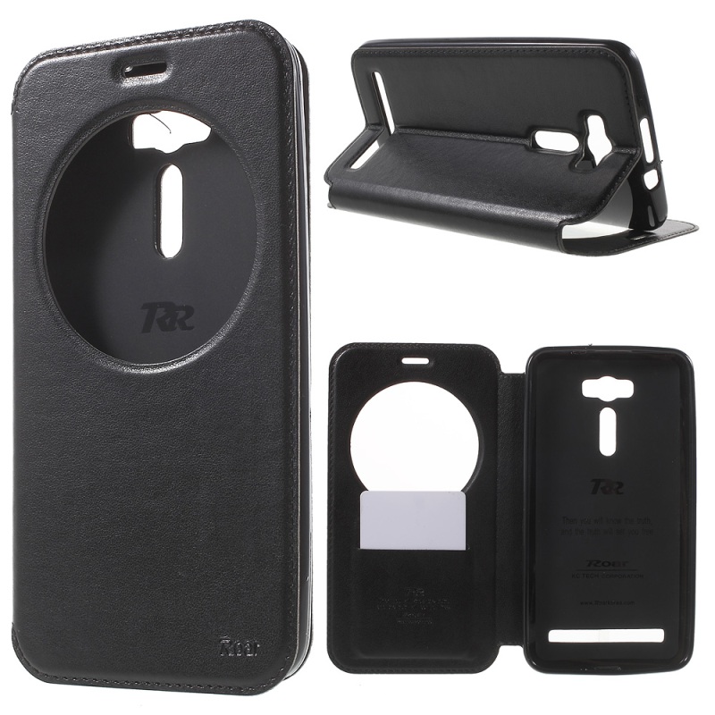 Case Asus Zenfone 2 Laser ZE601KL #เคสฝาพับ ROAR KOREA มีช่องวิวคุณภาพดี