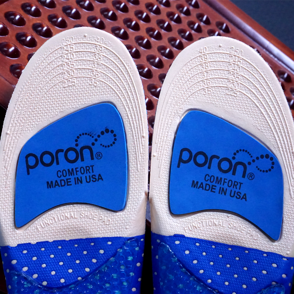 แผ่นรองพื้นรองเท้ากันกระแทก สำหรับวิ่ง Poron Insole Sport running (O5)