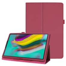 Case Samsung Galaxy Tab A 10.1 (2019) SM-T515 SM-510 #เคสฝาพับหนัง PU ผิวลิ้นจี่ Litchi Texture Leather Stand Protective Case