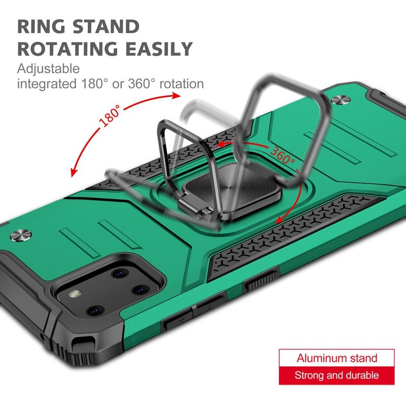 Case Samsung Galaxy Note 10 Lite #เคสฝาหลัง Hybrid TPU+PC มีแหวนสวมนิ้ว