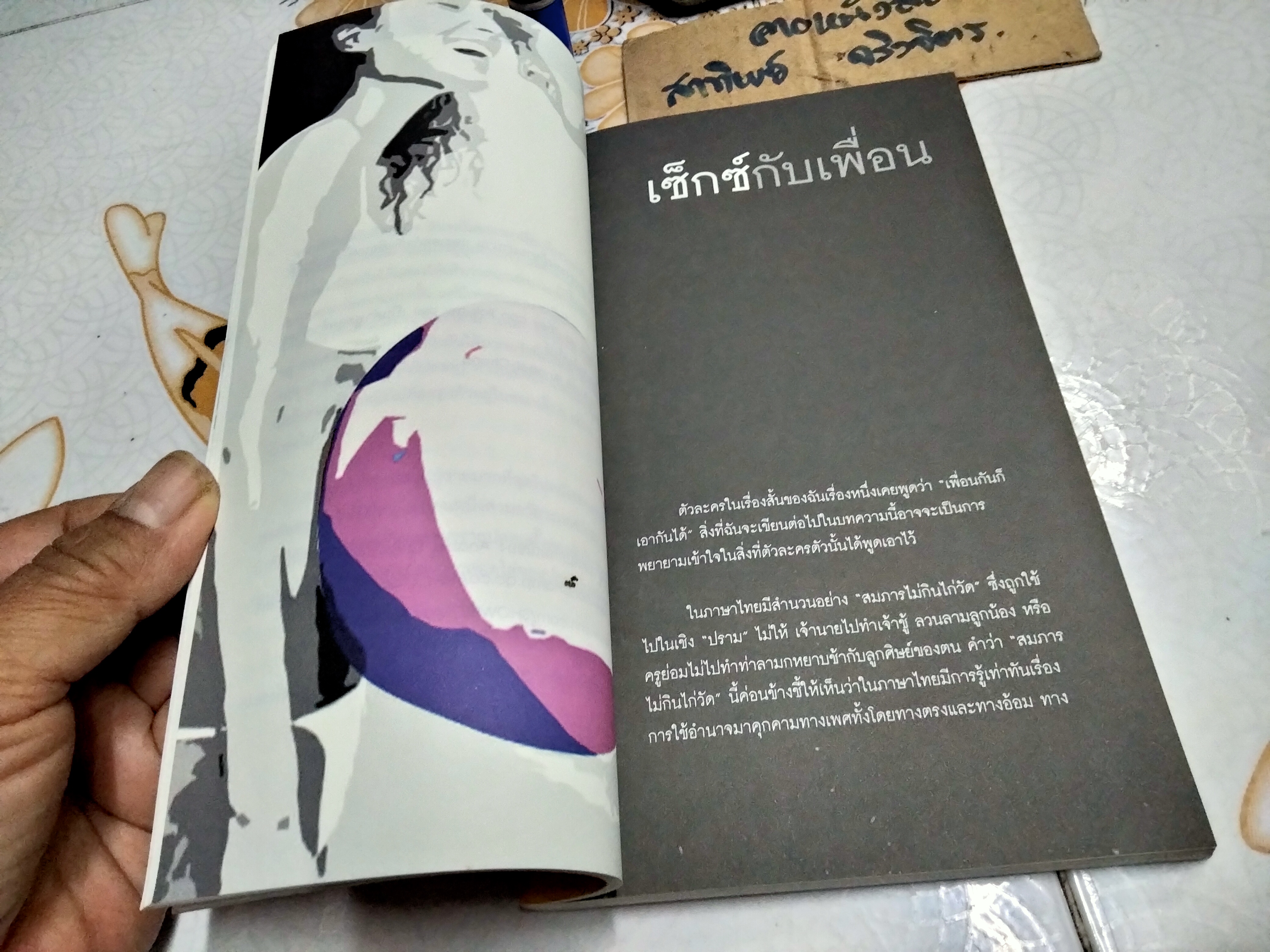 รักไม่เคยชิน โดย คำ ผกา พิมพ์ครั้งแรก พ.ศ.2547 สนพ.เลมอนที