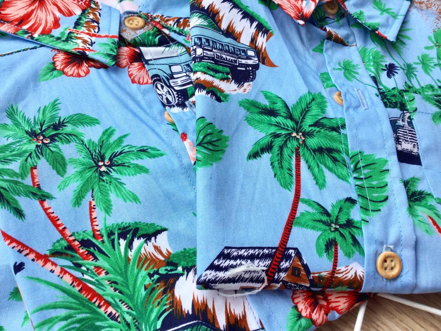 เสื้อเชิ้ตเด็ก สไตล์วินเทจ