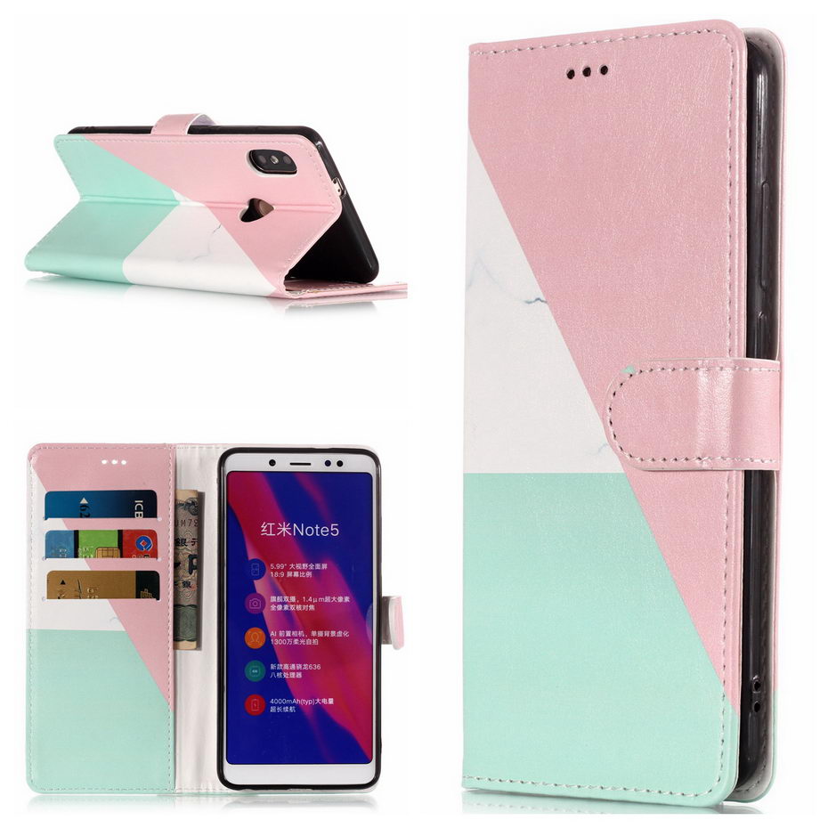Case Xiaomi Redmi Note 5 #เคสฝาพับสไตล์กระเป๋าสตางค์พิมพ์ลายสวยๆ Pattern Printing Wallet Leather