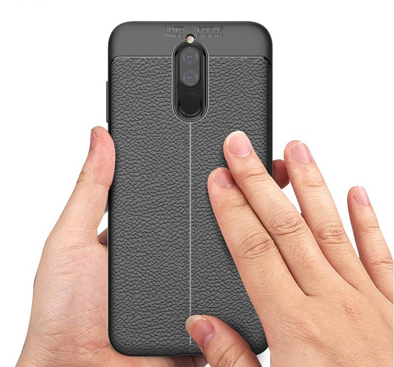 Case Huawei Nova 2i 5.9นิ้ว #เคสหนังPU ผิว Litchi Skin ป้องกันลายนิ้วมือ TPU Soft Case