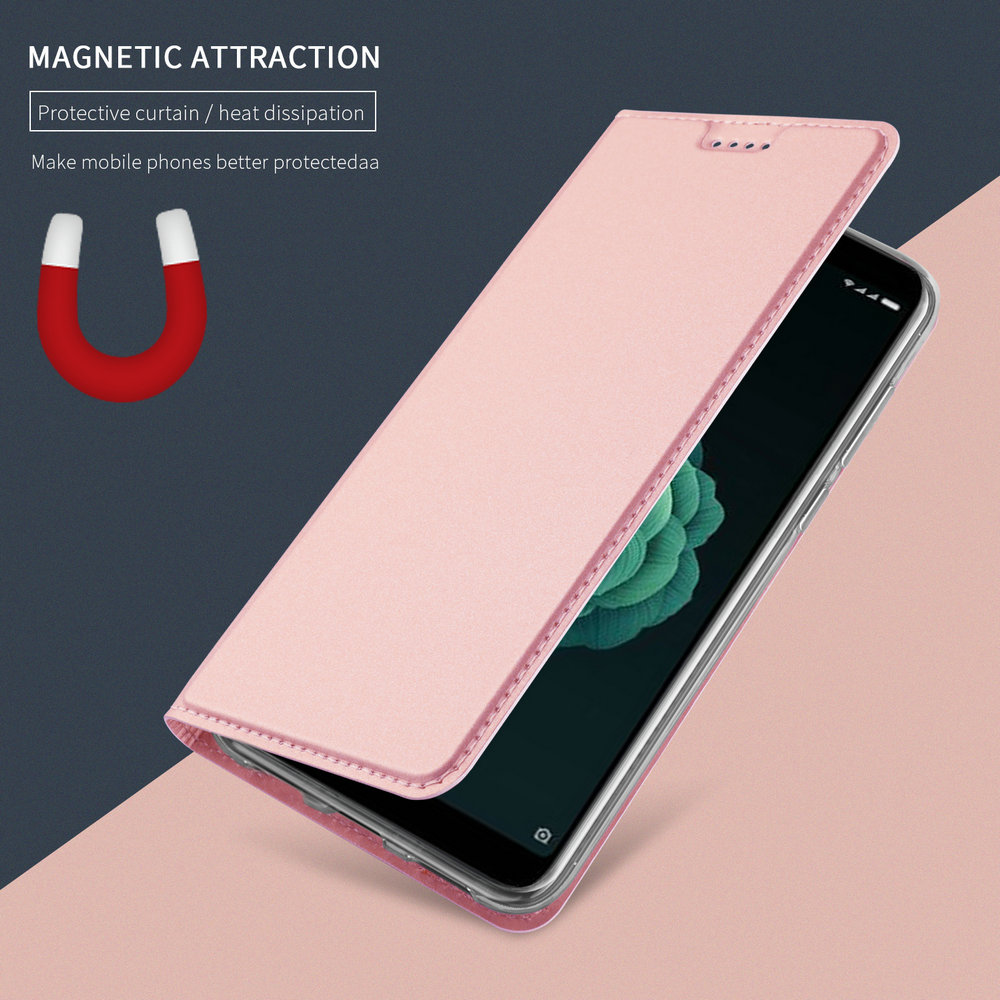 เคส Xiaomi Mi Mix 2s #เคสฝาพับหนัง PU Card Holder Auto-absorbed Leather
