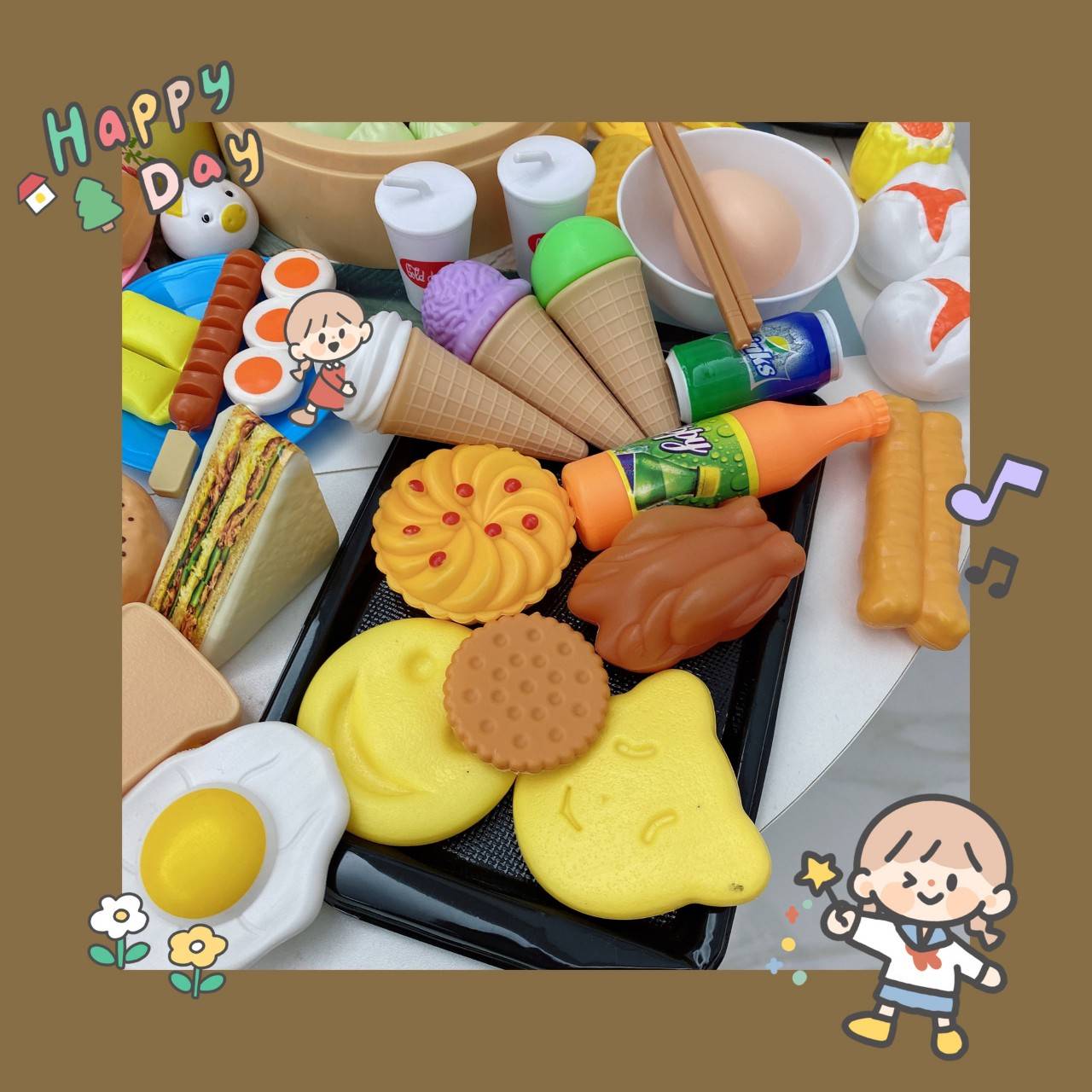 ของเล่นเด็ก ชุดอาหารเช้าติ่มซำ