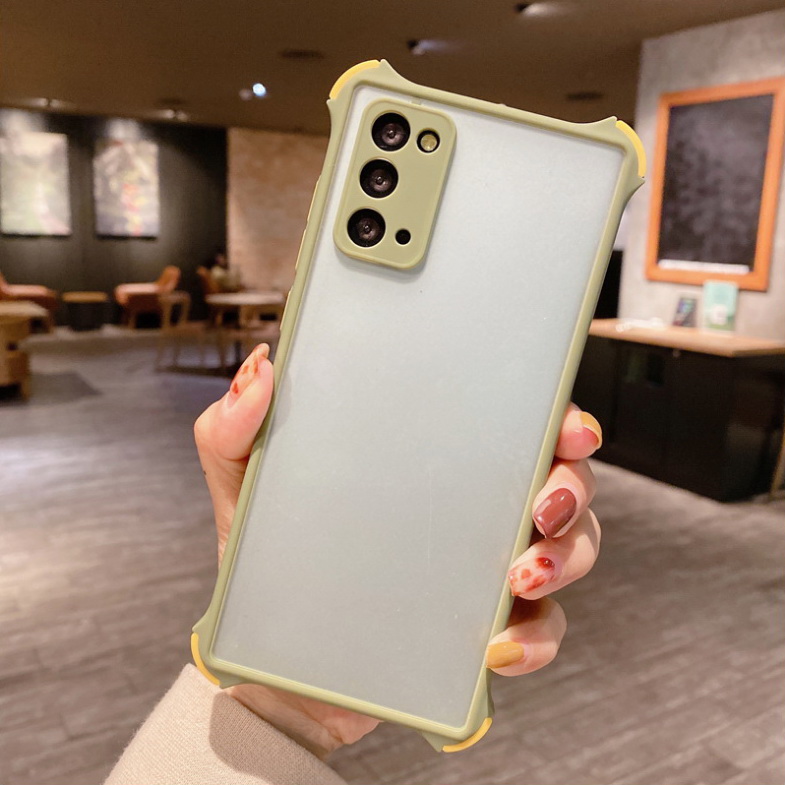 เคส OPPO Reno 5 Pro 5G #เคสฝาหลังขอบซิลิโคนิ่ม Fashion Color Liquid Frame Anti-fall Phone Case