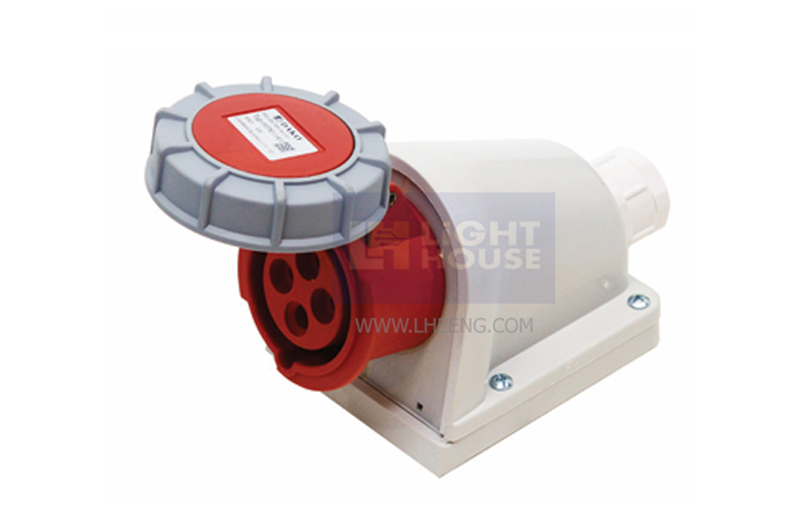 HTN-1141 "DAKO PLUG" เต้ารับติดลอยกันน้ำ (3P+E) 16A 400V IP67