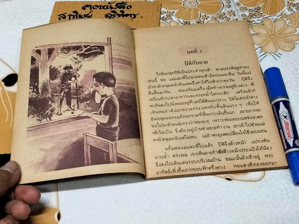 หนังสือเรียนภาษาไทย มานี มานะ ป.3 เล่ม 1 (ตำหนิ - หน้าที่ 9 มุมหนังสือมีรอยฉีกแหว่ง เนื้อหาหายไปบางส่วน)