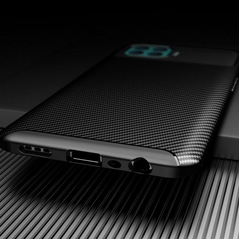 เคส OPPO A93 #เคสฝาหลังนิ่ม Carbon Fiber Anti-drop TPU Protection