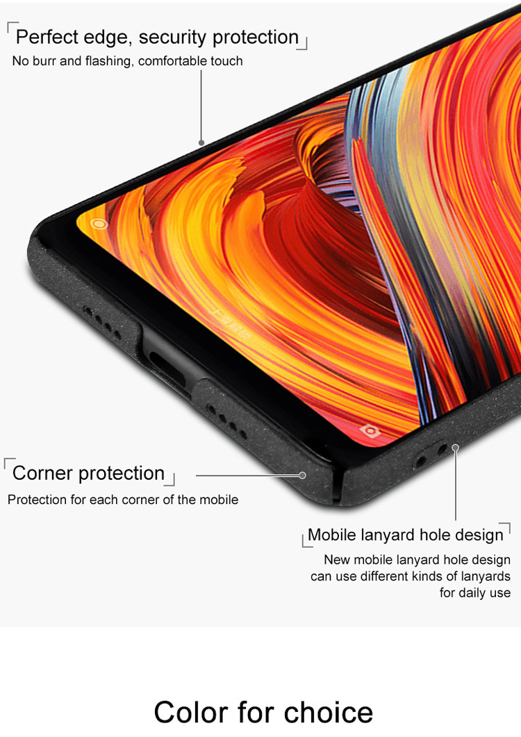 Case Xiaomi Mi Mix 2 #เคสฝาหลัง IMAK Cowboy พร้อมขาตั้งแหวน + ฟิล์มหน้าจอ