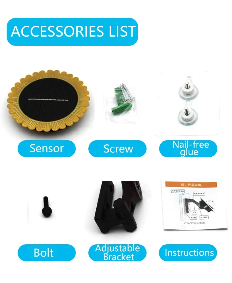 เซ็นเซอร์วัดน้ำฝนด้วยพลังงานแสงอาทิตย์ ดูค่าแบบเรียลไทม์สำหรับกลางแจ้ง Tuya