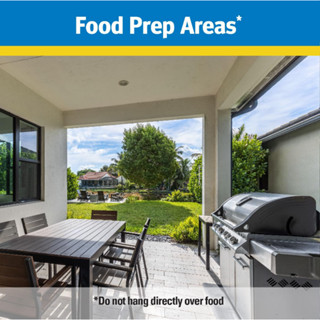 Raid® Fly Ribbons, Fly Traps for Indoors and Outdoors 10 Pack Cinta Para Moscas เทปกับดักแมลงวัน