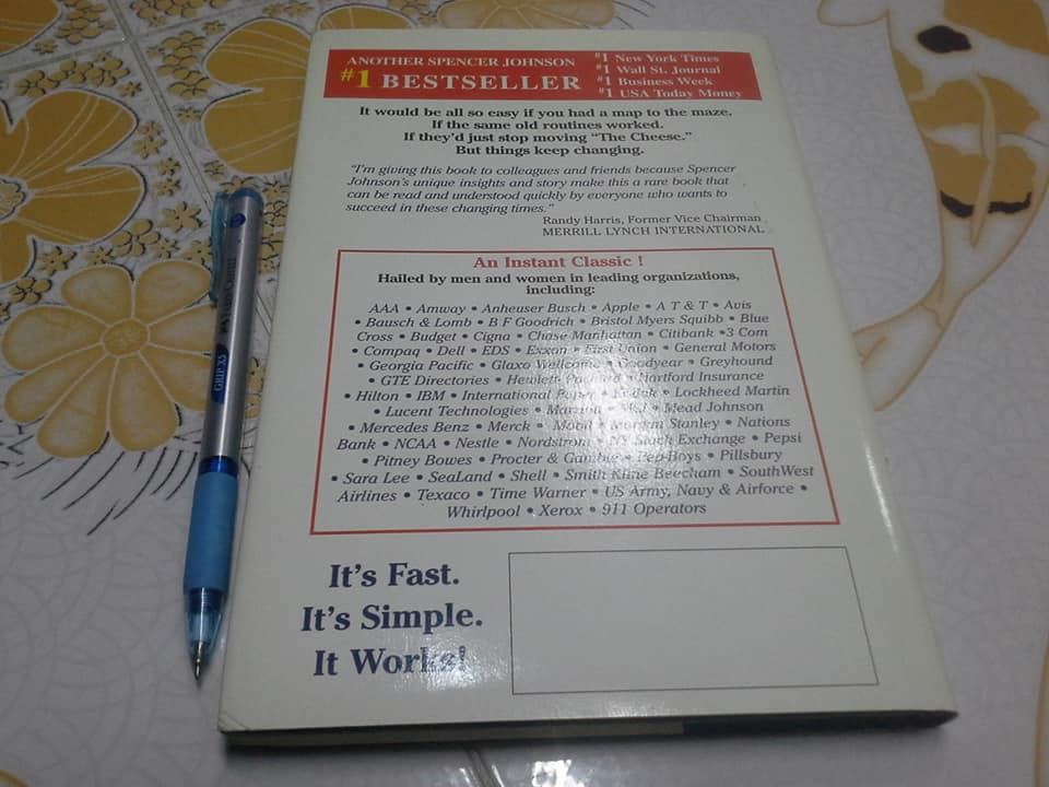 Who Moved My Cheese? (Spencer Johnson) ฉบับภาษาอังกฤษ ปกแข็ง **สินค้าหมด**