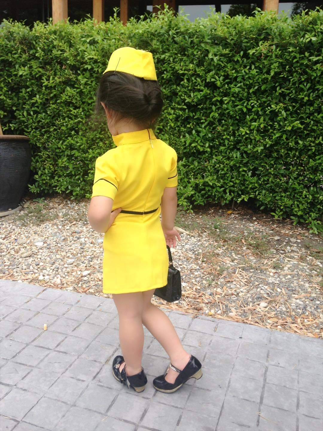 ชุดเด็ก แอร์โฮสเตสโทนเหลือง