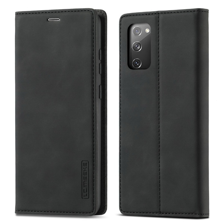 เคส Samsung Galaxy S20 FE / S20 FE 5G #เคสฝาพับหนัง PU คุณภาพดีสไตล์กระเป๋าสตางค์พร้อมช่องใส่การ์ด Case with Magnetic Closing Clasp Stand Card Slots Casing