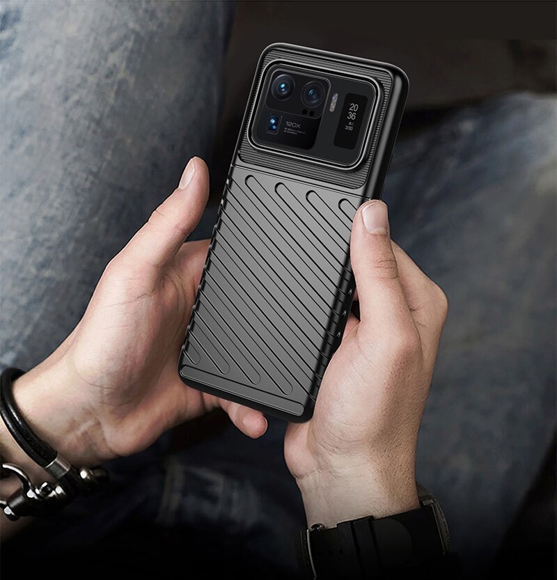 Case Xiaomi Mi 11 Ultra #เคสฝาหลัง TPU อ่อน Thunder Series Twill Texture Soft TPU