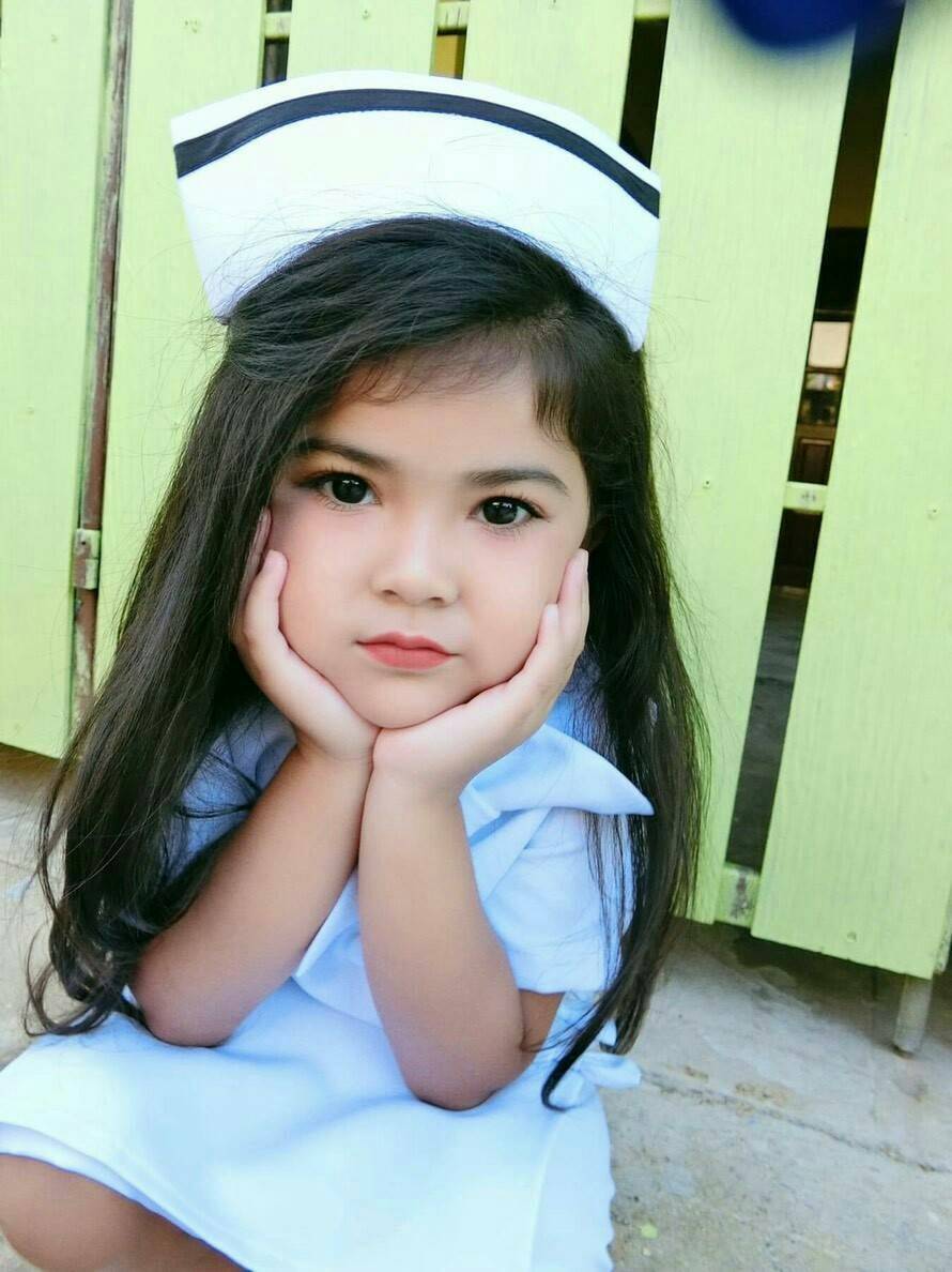 ชุดพยาบาลเด็ก รุ่นกระโปรงกางเกง