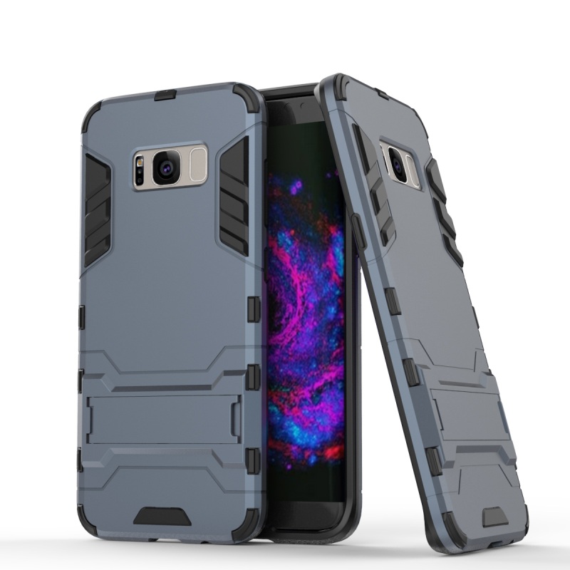 เคส Samsung Galaxy S8 Plus #เคสฝาหลัง PC + TPU Hybrid Back Case มีขาตั้ง