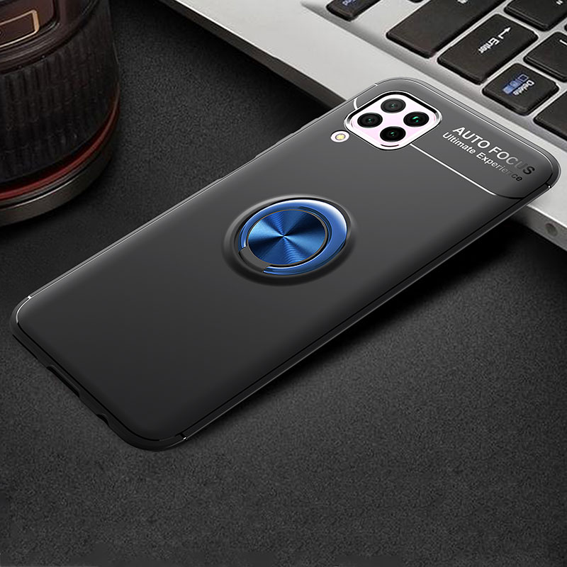 Case Huawei nova 7i #เคสฝาหลัง TPU Finger Ring Kickstand (แผ่นโลหะแบบ Built-in)