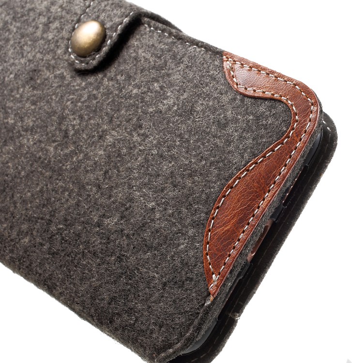 Case Huawei P20 Pro #เคสฝาพับแบบกระเป๋าสตางค์ Felt Leather Wallet เคสคุณภาพดีราคาถูก