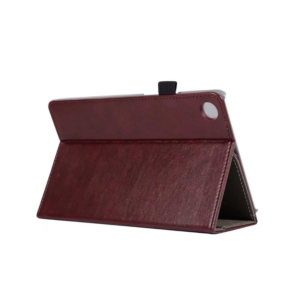 Case Huawei MediaPad M5 8.4 นิ้ว #เคสฝาพับหนัง PU มีที่สวมนิ้ว Wallet Stand Leather Cover Shell with Elastic Band