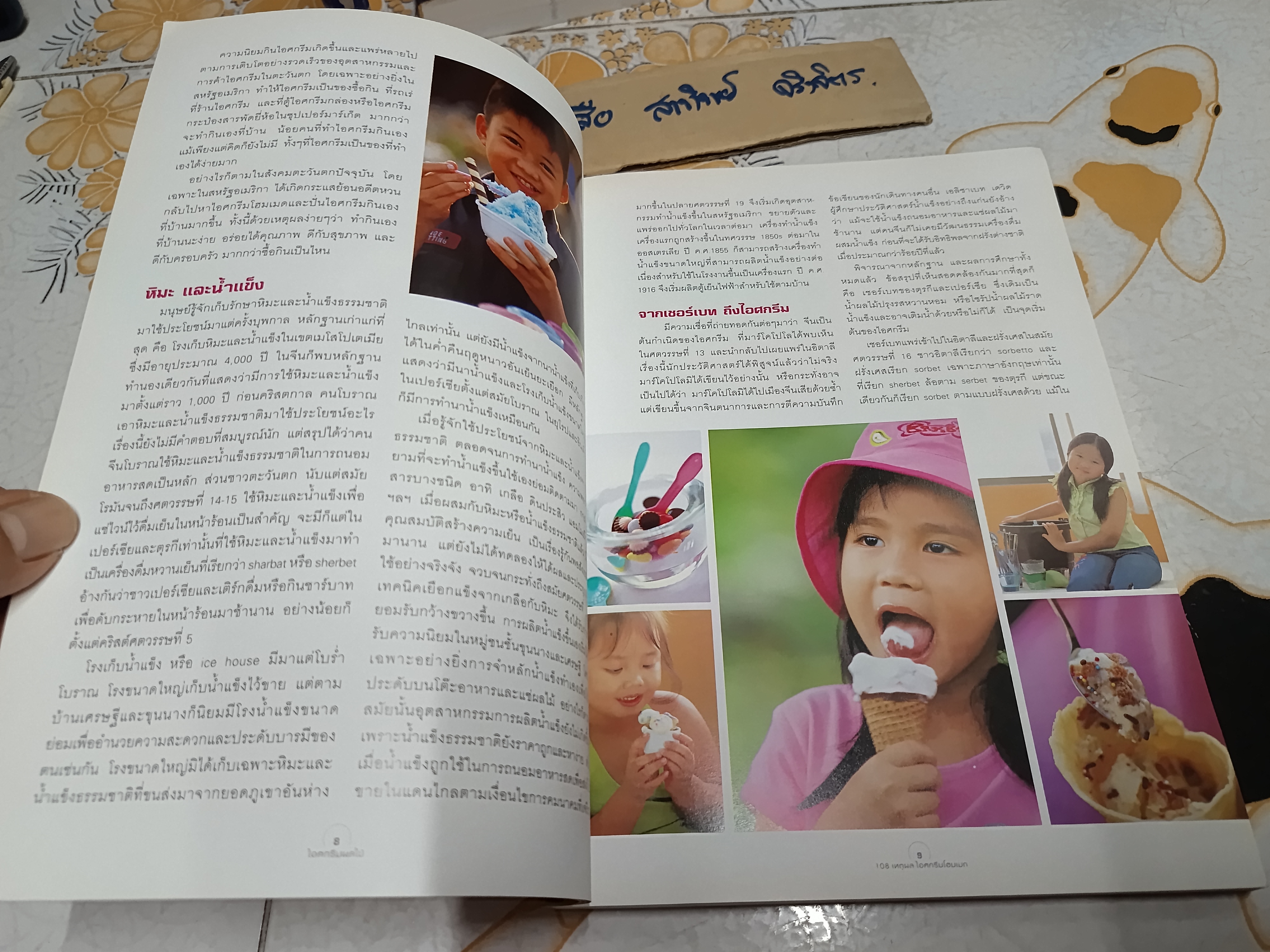 ไอศกรีมผลไม้ พิมพ์ครั้งที่ 3 โดย กองบรรณาธิการสำนักพิมพ์แสงแดด