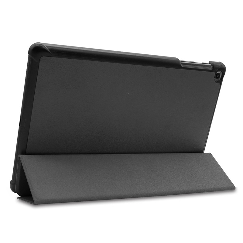 Case Samsung Galaxy TAB A 10.1 2019 SM-T510/SM-T515 #เคสฝาพับหนัง PU แบบ 3 พับ Tri-fold Stand Leather Smart Tablet