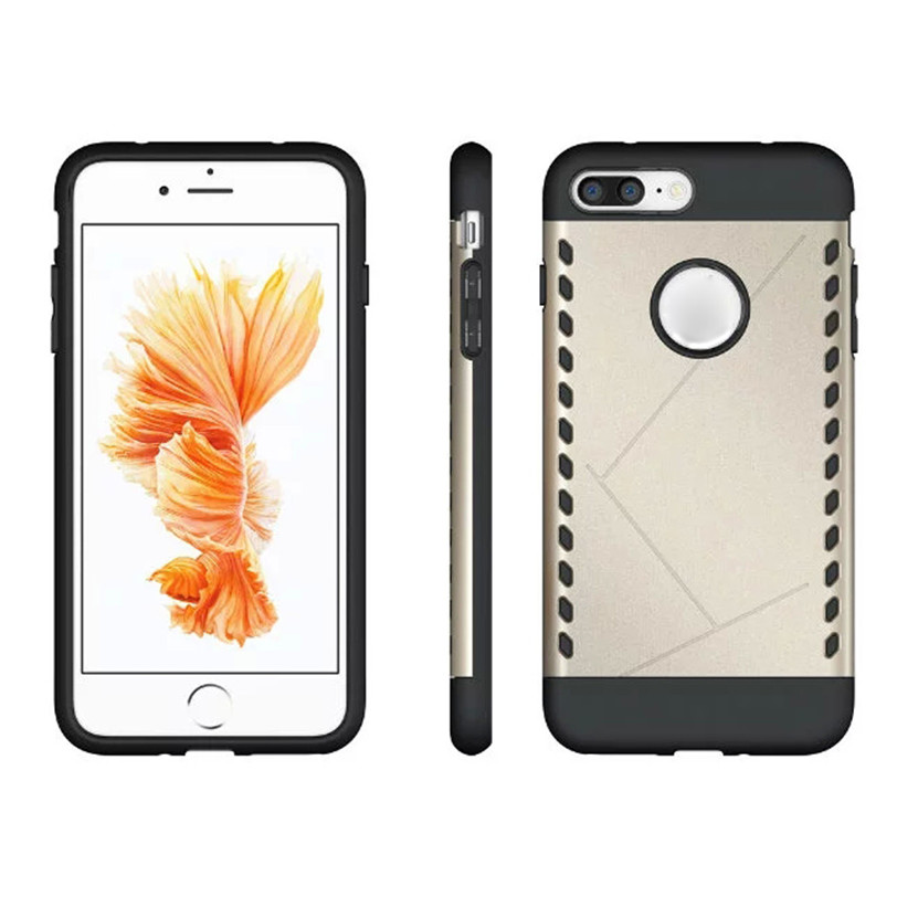 case iphone 7 เคสเกราะป้องกัน PC+TPU ด้านนอกแข็งด้านในนิ่ม สีสันสวยงามทันสมัย