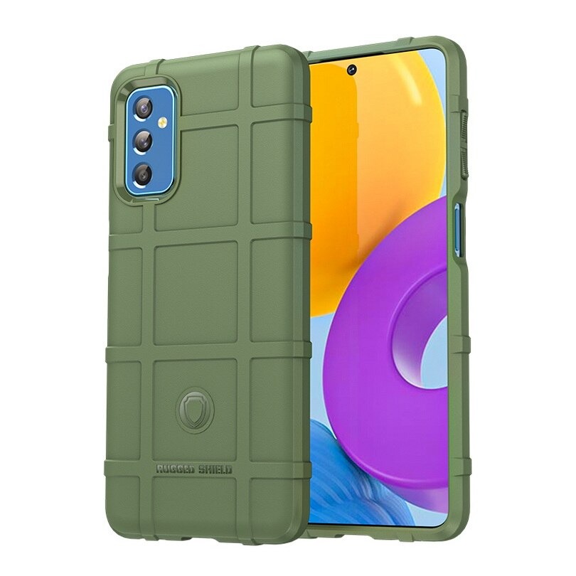 เคส Samsung Galaxy M52 5G#เคสฝาหลัง Rugged Shield Series Soft Silicone Shock Absorption Matte กันกระแทก